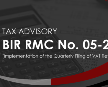Implementation of the Quarterly Filing of VAT Returns